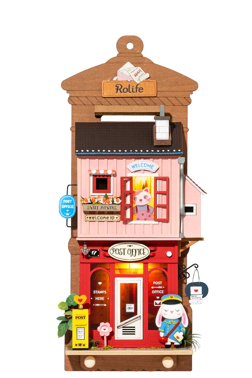 ROLIFE Animal Store (Wall Hanging Series) Love Post Office 3D Wooden Puzzle DS021